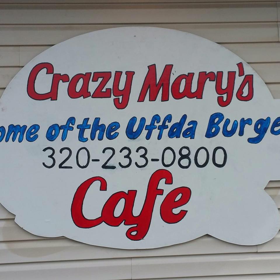 Crazy Mary's Café Sign